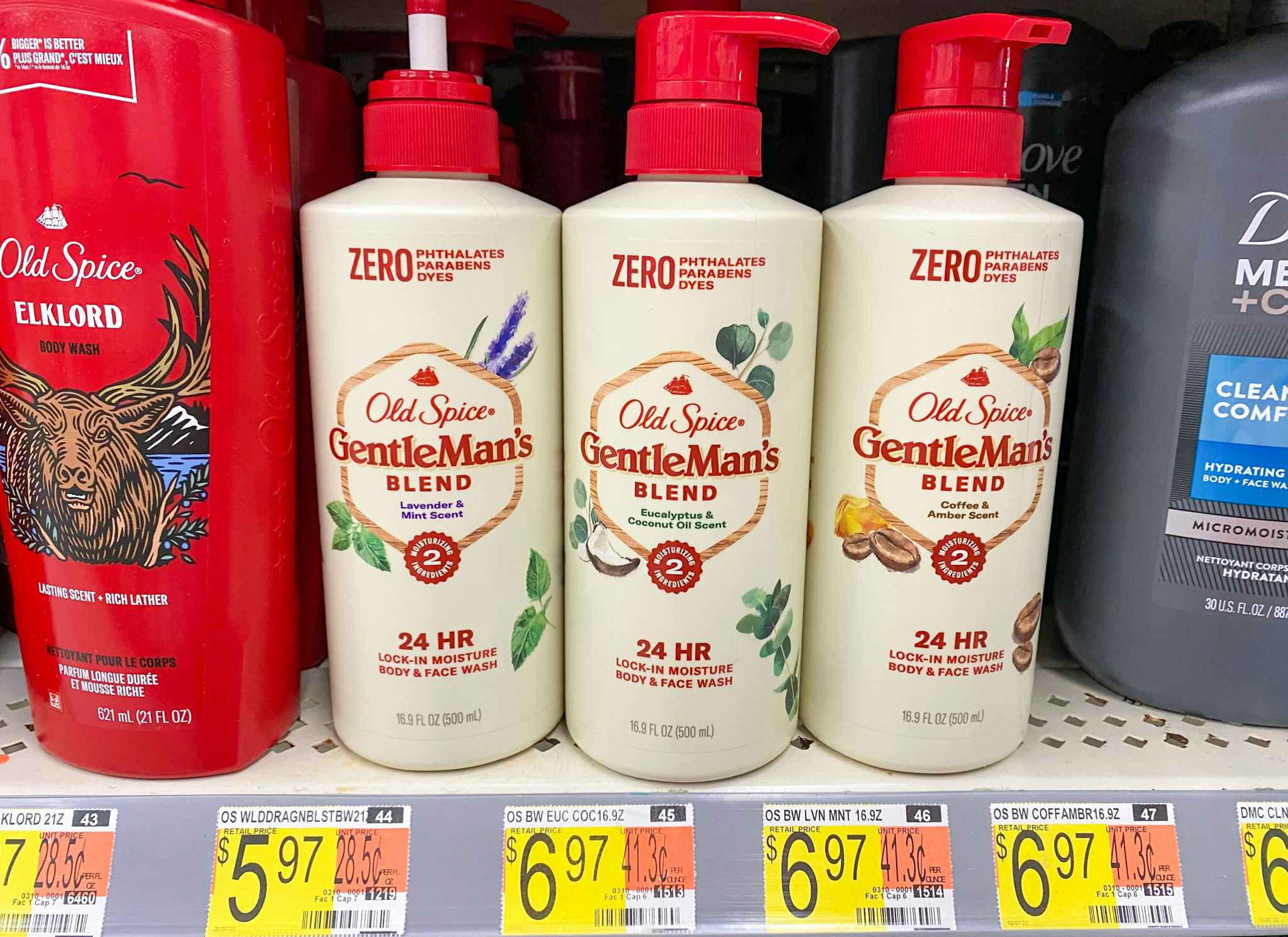 Old Spice Gentleman's Blend Body Wash at Walmart