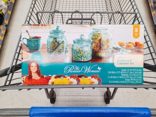 walmart pioneer woman cassie canister set in cart