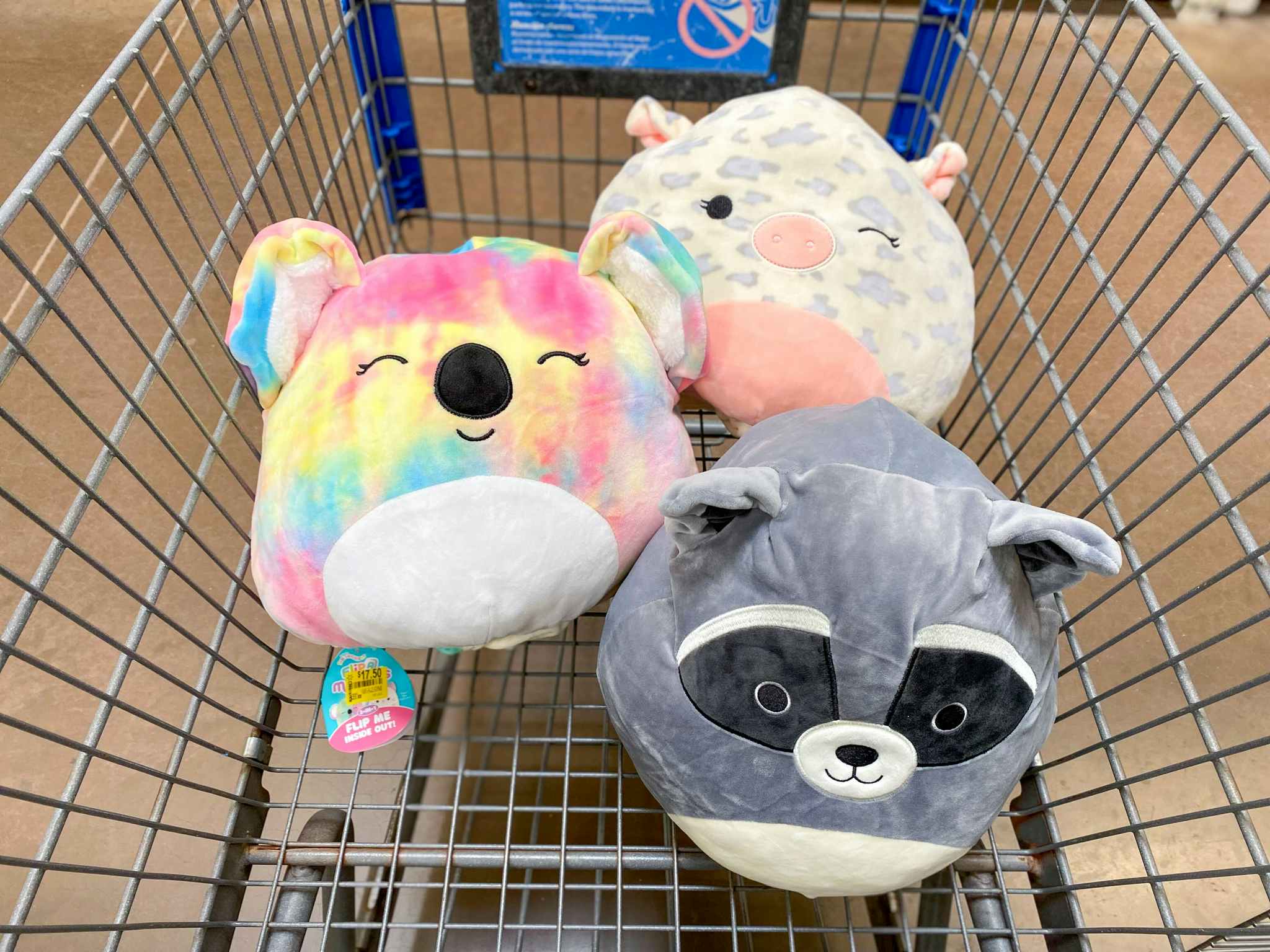 walmart squishmallows flip-a-mallow in cart