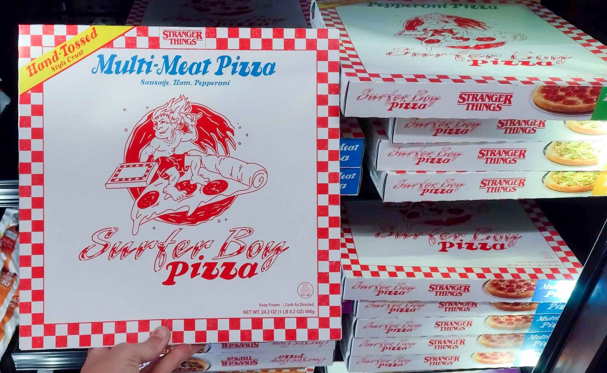 Stranger Things Multi-Meat Pizza at Walmart