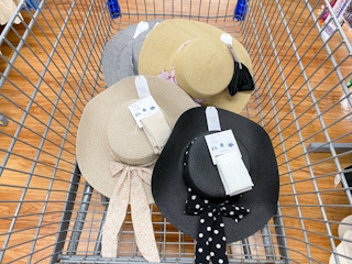 walmart time and tru marled hats with scarf in cart
