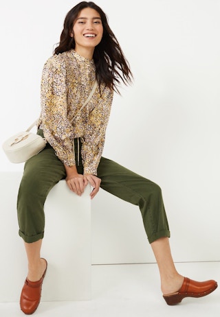 walmart time and tru smocked button top 2022 1653400876 1653400876