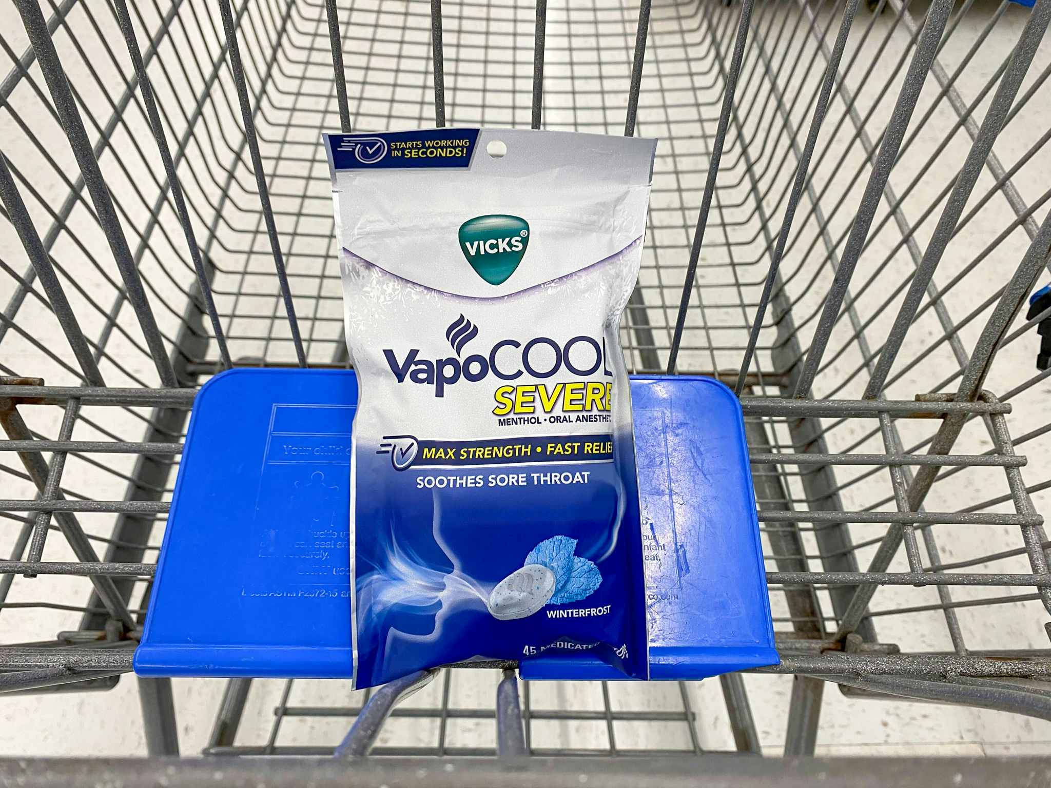 walmart vicks vapocool cough drops in cart