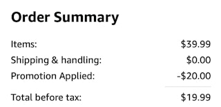 screenshot of the total