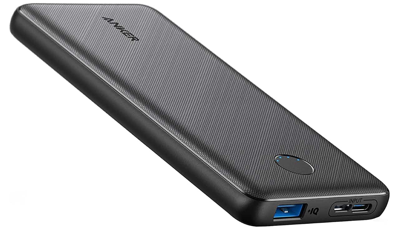 Anker Portable Charger on white background