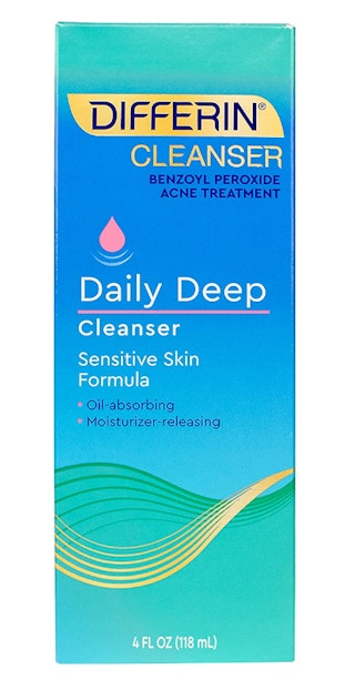 A bottle of Differin Acne Face Wash