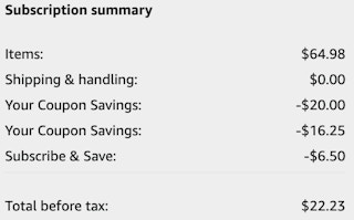 amazon greenies dog treats original 2022 cart screenshot 1656175722 1656175722