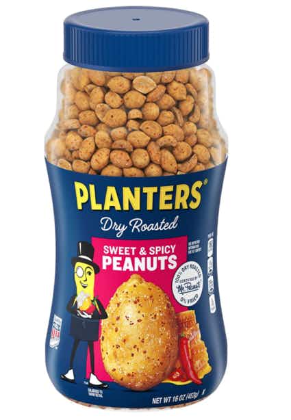 Planters Sweet and Spicy Dry Roasted Peanuts