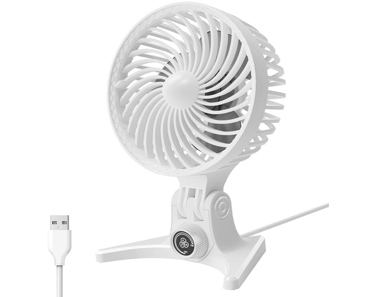 USB Desk Fan, Only 6.37 on Amazon The Krazy Coupon Lady