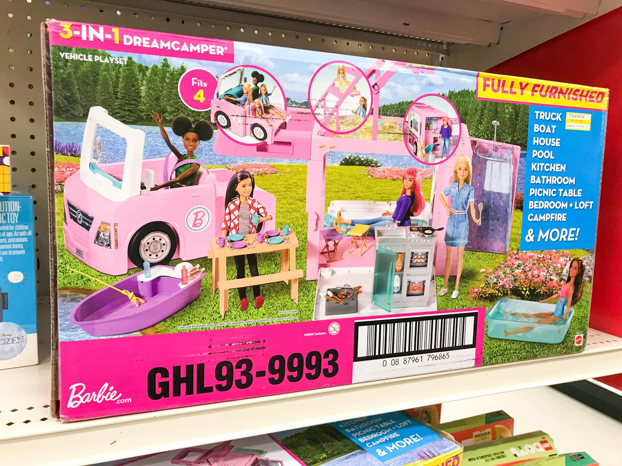 target barbie 3 in 1 camper