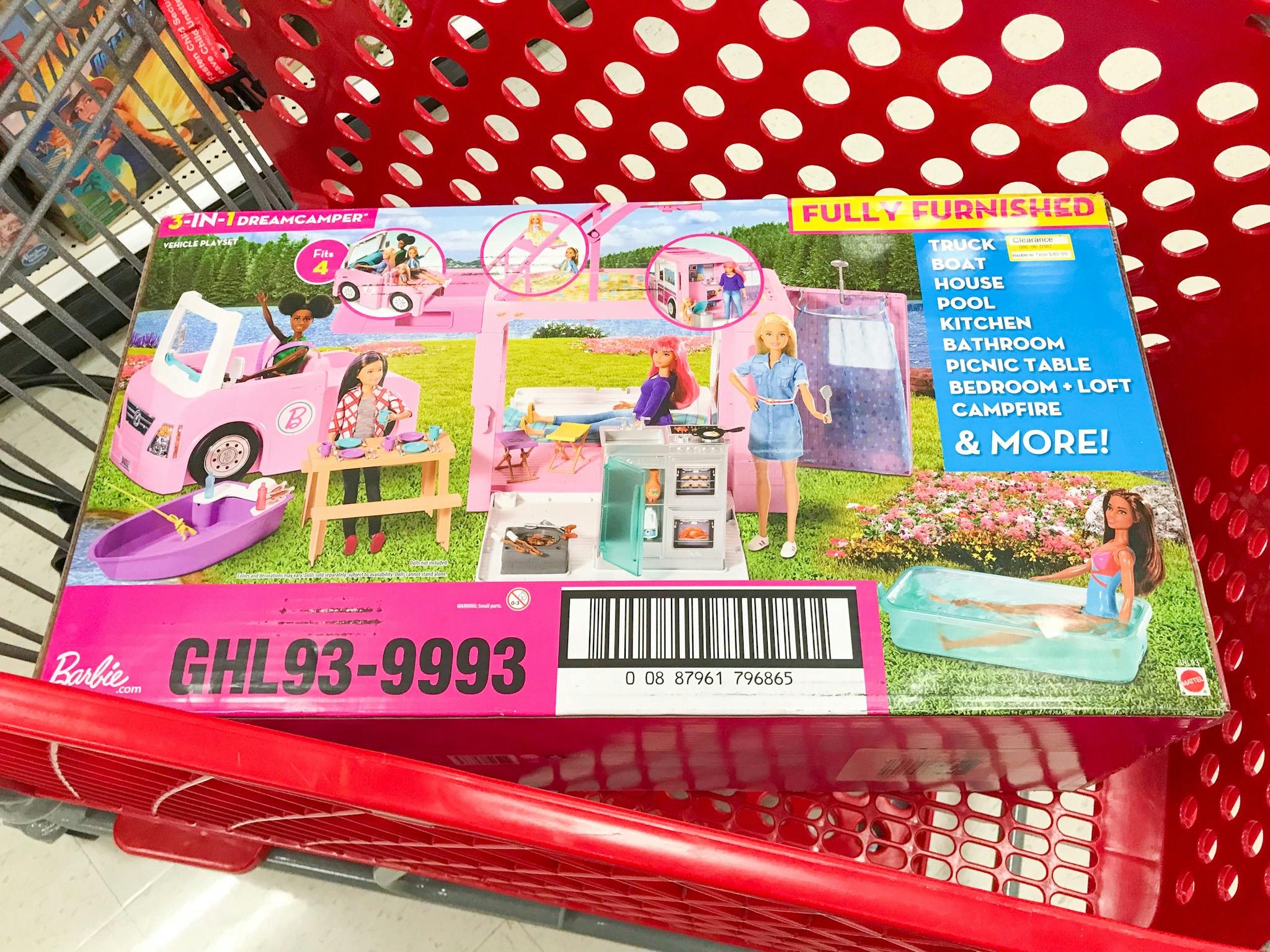 target barbie rv