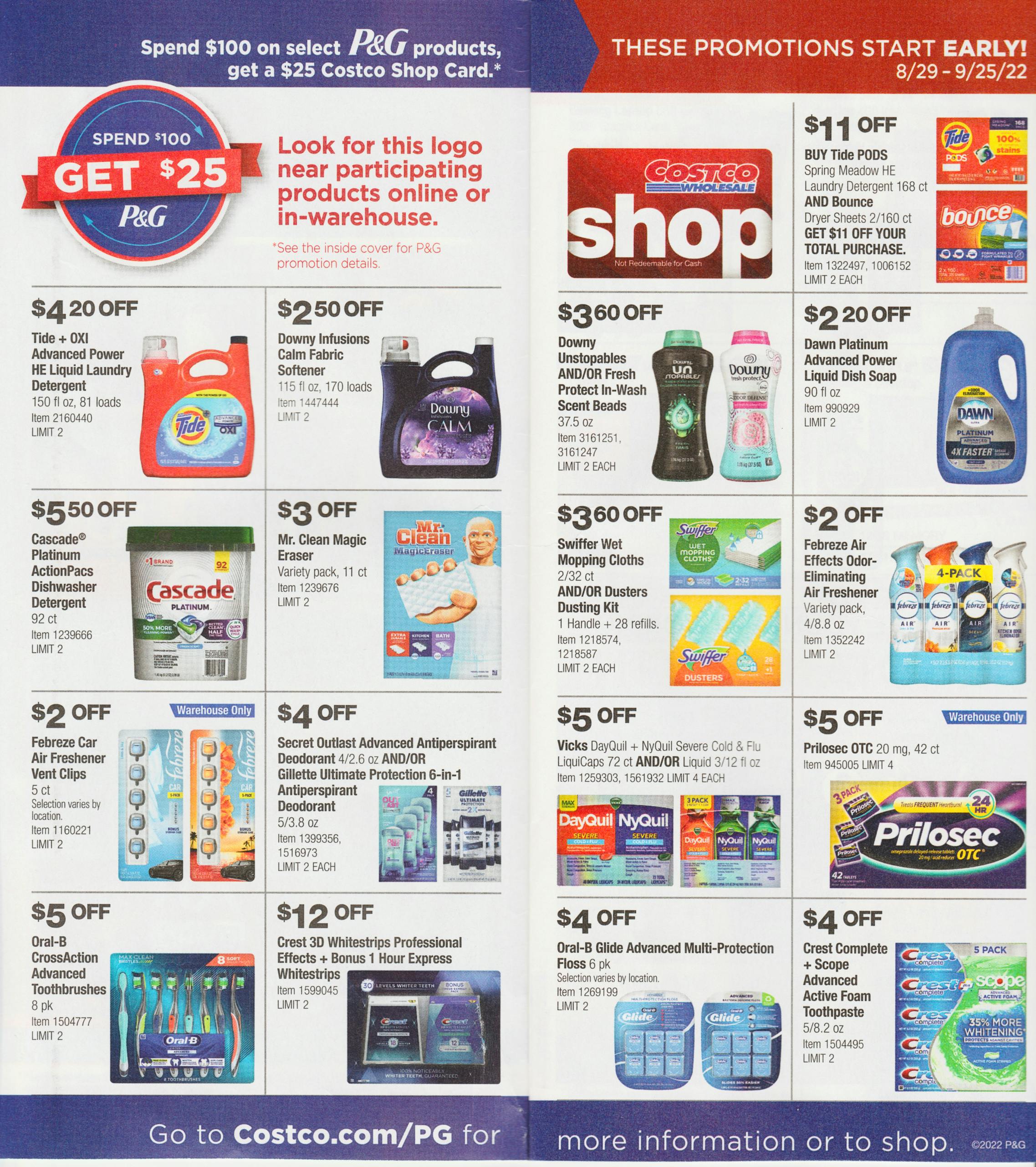 Costco coupon 25 off 250