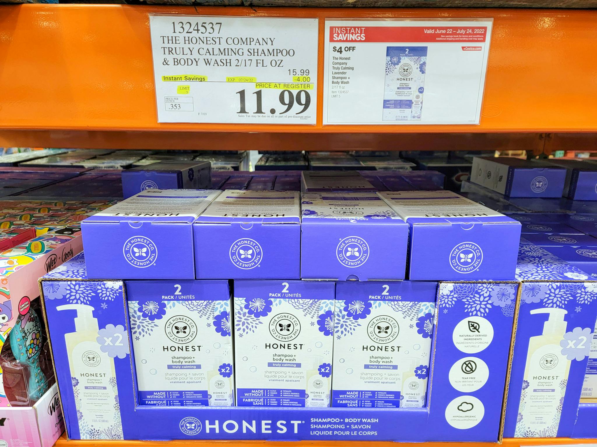 Honest Shampoo & Body Wash 2-Pack, Only $11.99 at Costco - The Krazy ...