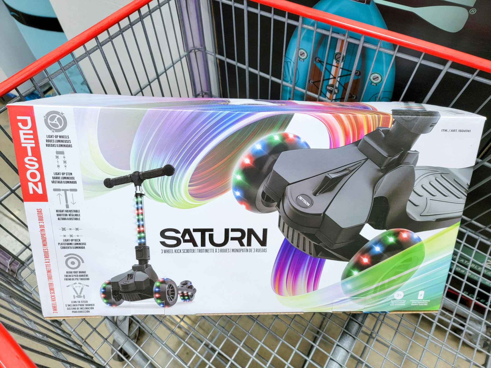 saturn scooter in a cart