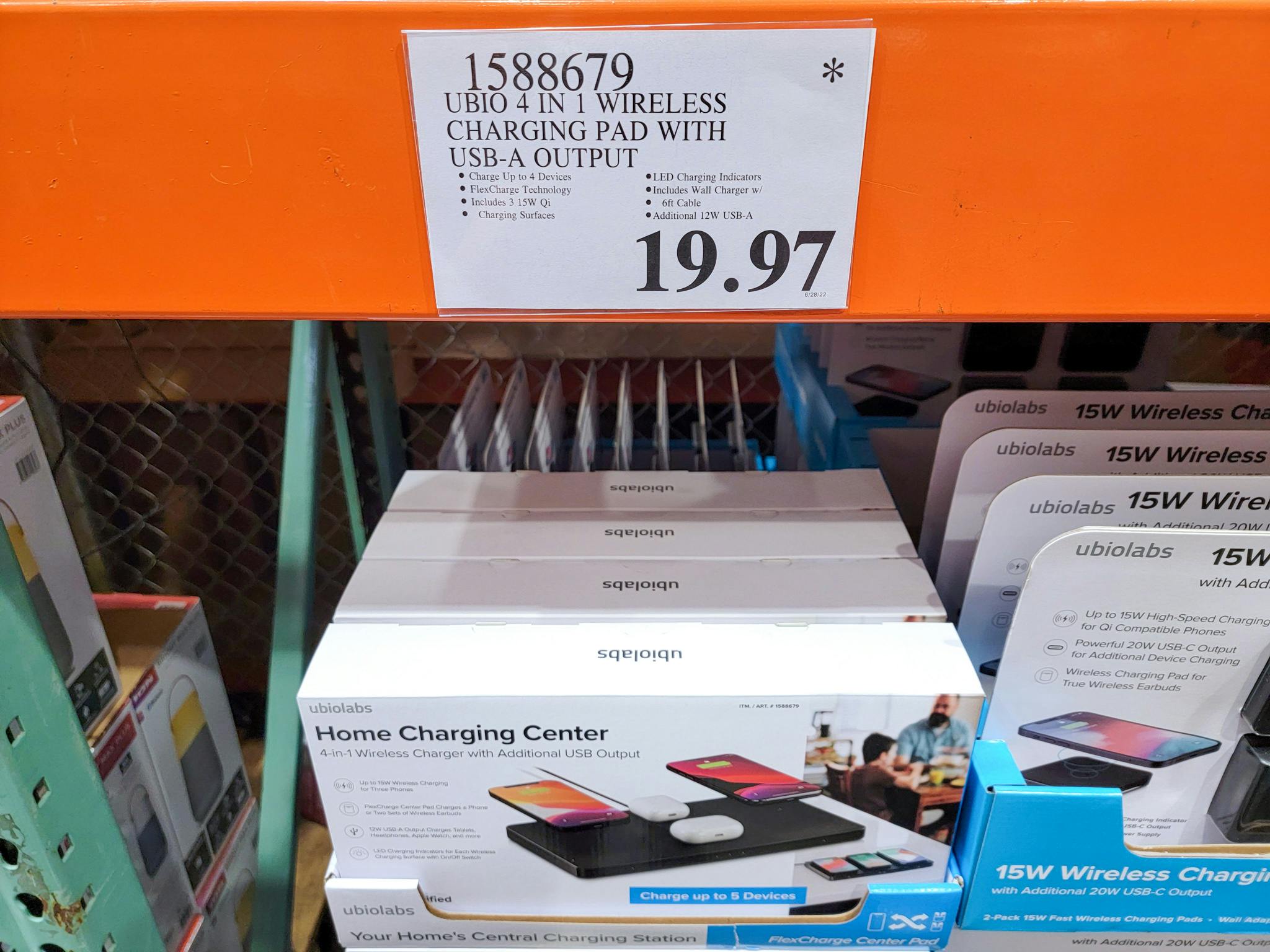 Ubio Labs Wireless Charging Stations, as Low as 9.97 at Costco The