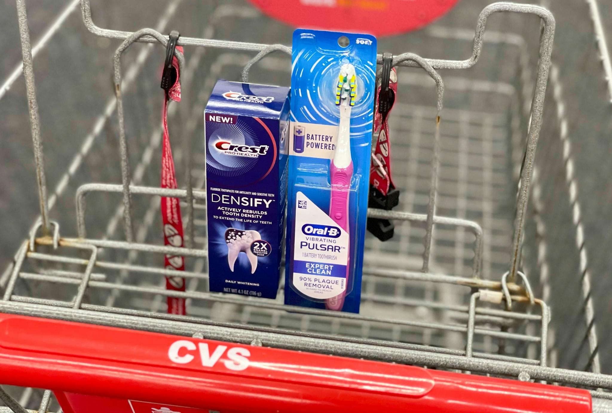 crest and oral-b in cvs cart