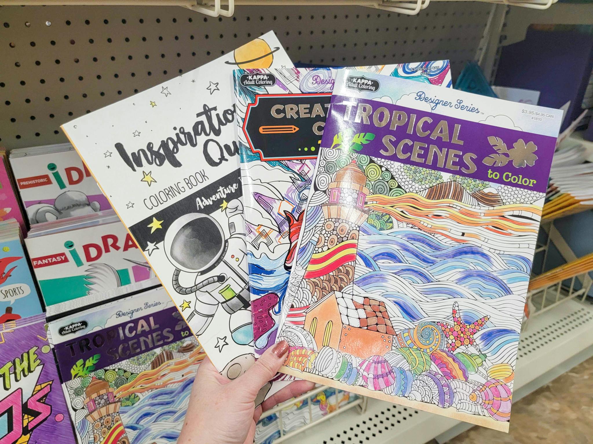 Adult Coloring Books at Dollar Tree - The Krazy Coupon Lady