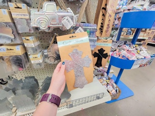 dollar tree galvanized metal cross 06032022 1654270962 1654270962