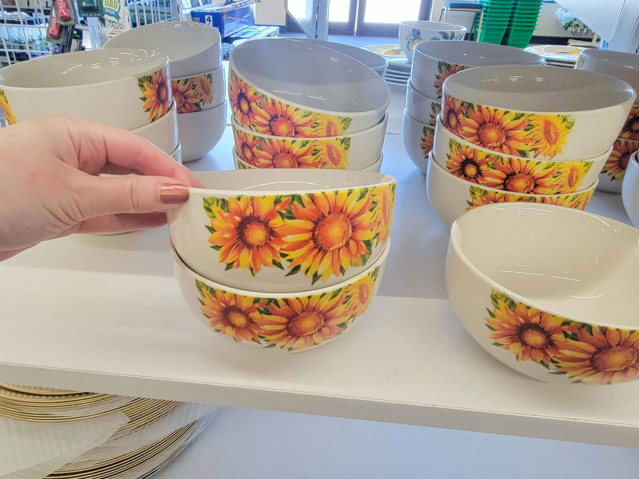 sunflower bowls