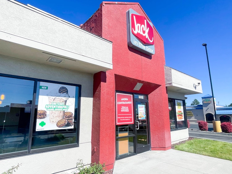 outside a jack in the box