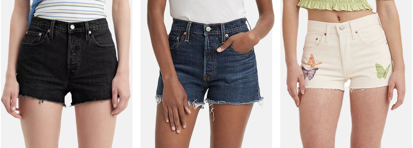 kohls levis womens shorts