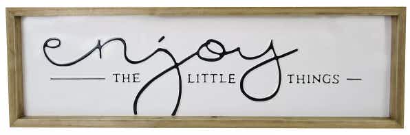 Sonoma Goods For Life 'Enjoy the Little Things' Wall Decor