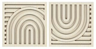 Sonoma Goods For Life® Rainbow Panel Wall Decor 2-piece Set