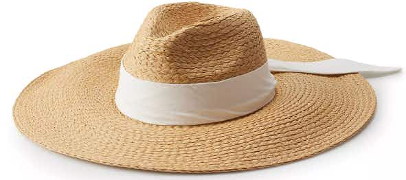 Women's LC Lauren Conrad Wide Brim Straw Panama Hat