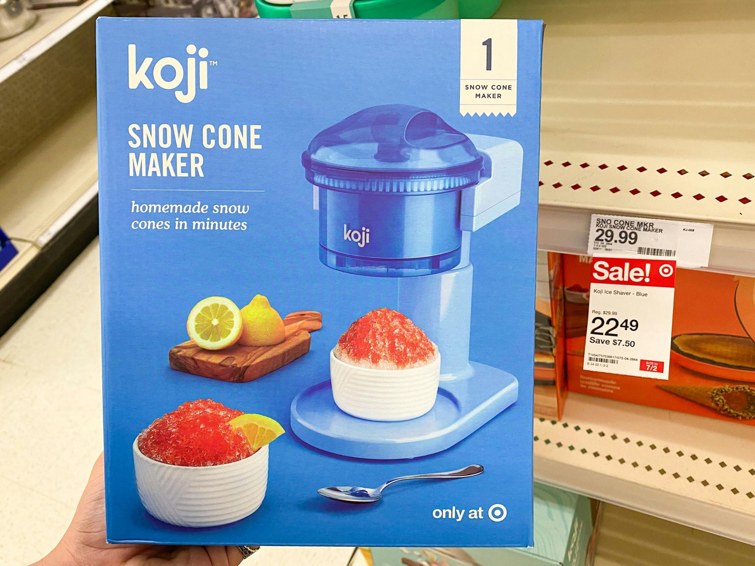Koji Snow Cone Maker, Only 21.37 at Target The Krazy Coupon Lady