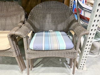 style selections woven chair on clearance at lowes
