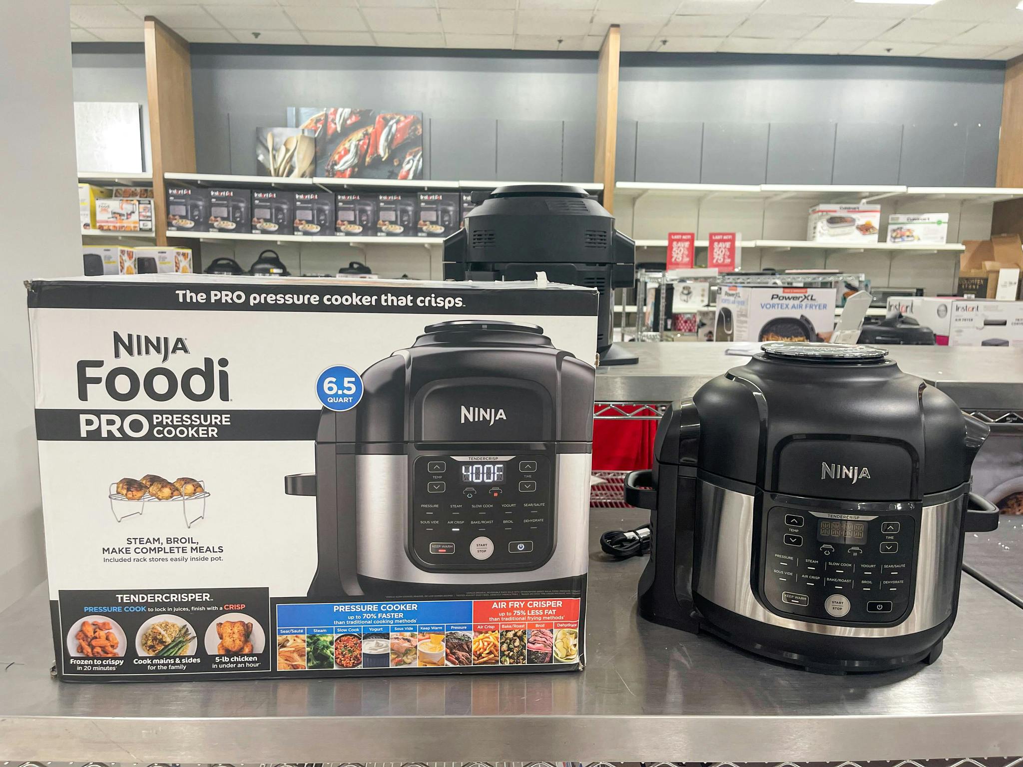 Ninja Foodi Pressure Cooker + Air Fryer, 47 at Macy's in Stores Only