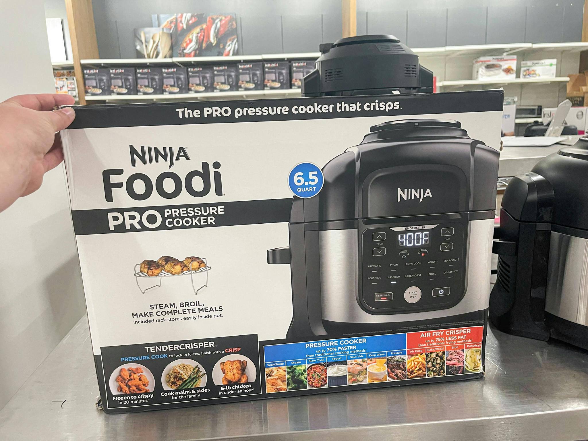 Ninja Foodi Pressure Cooker + Air Fryer, 47 at Macy's in Stores Only