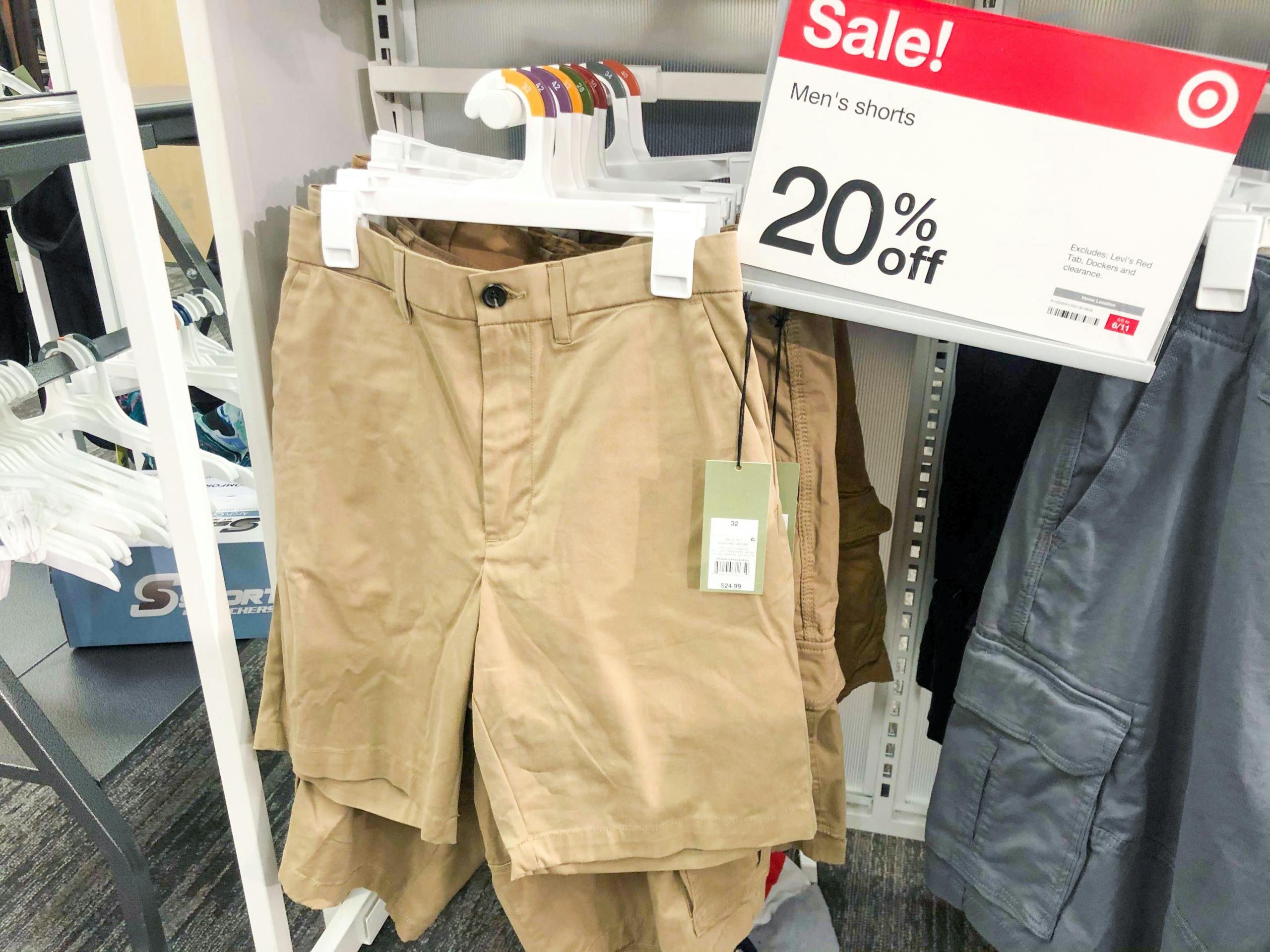 30% off Men's Shorts at Target - Prices 
