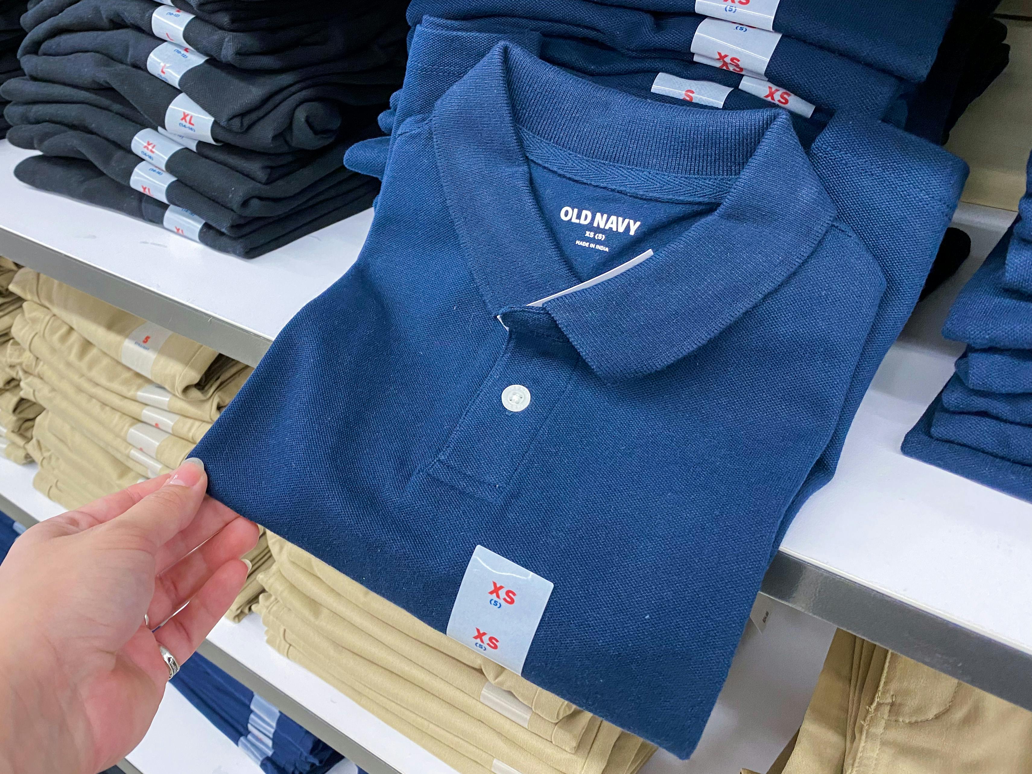 old navy $3 uniform shirts 2021