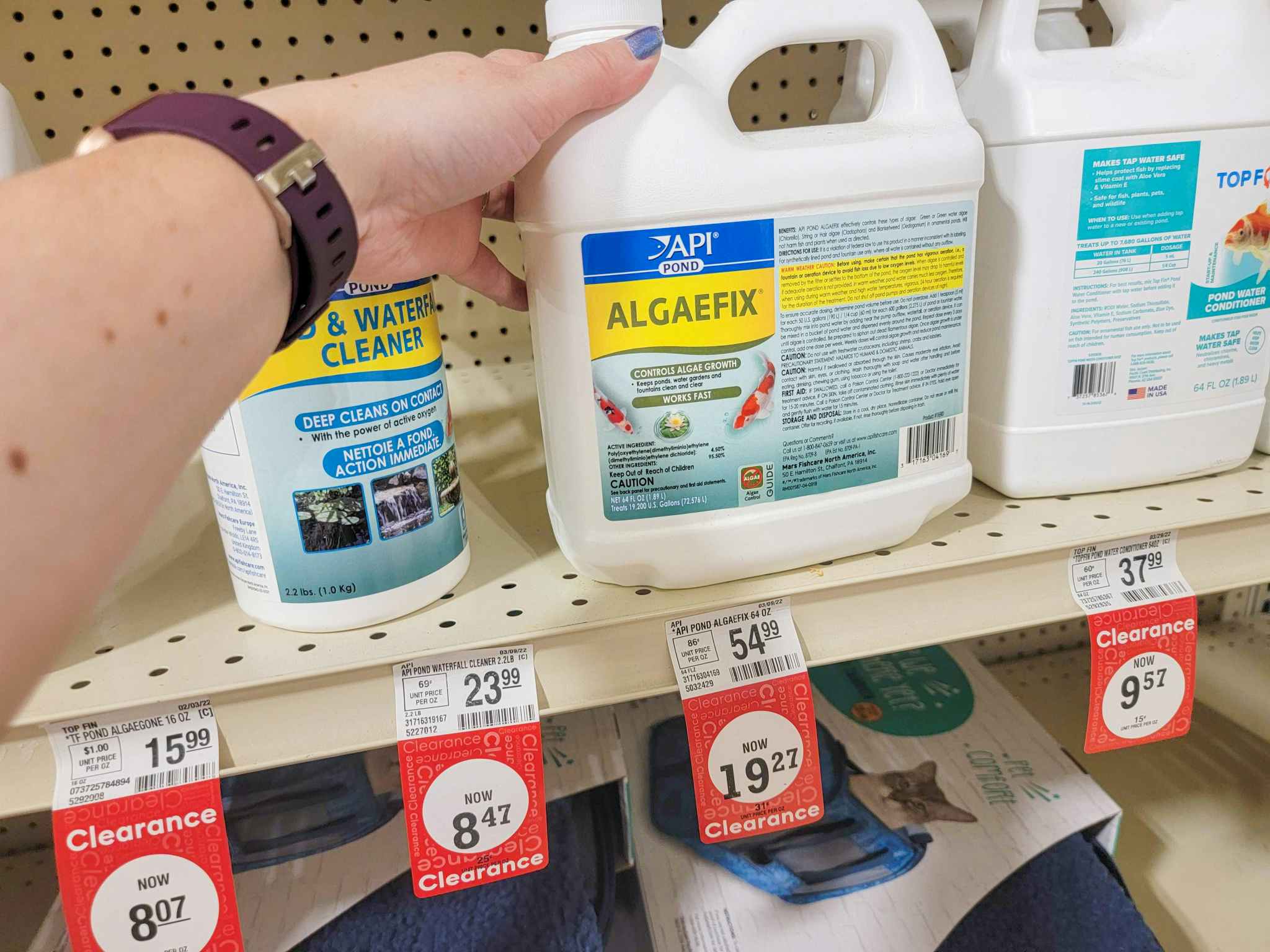 algaefix with the clearance tag