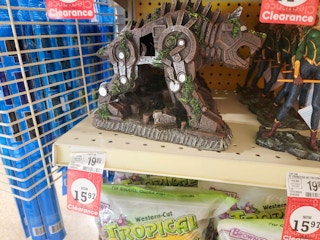 robot aquarium decoration