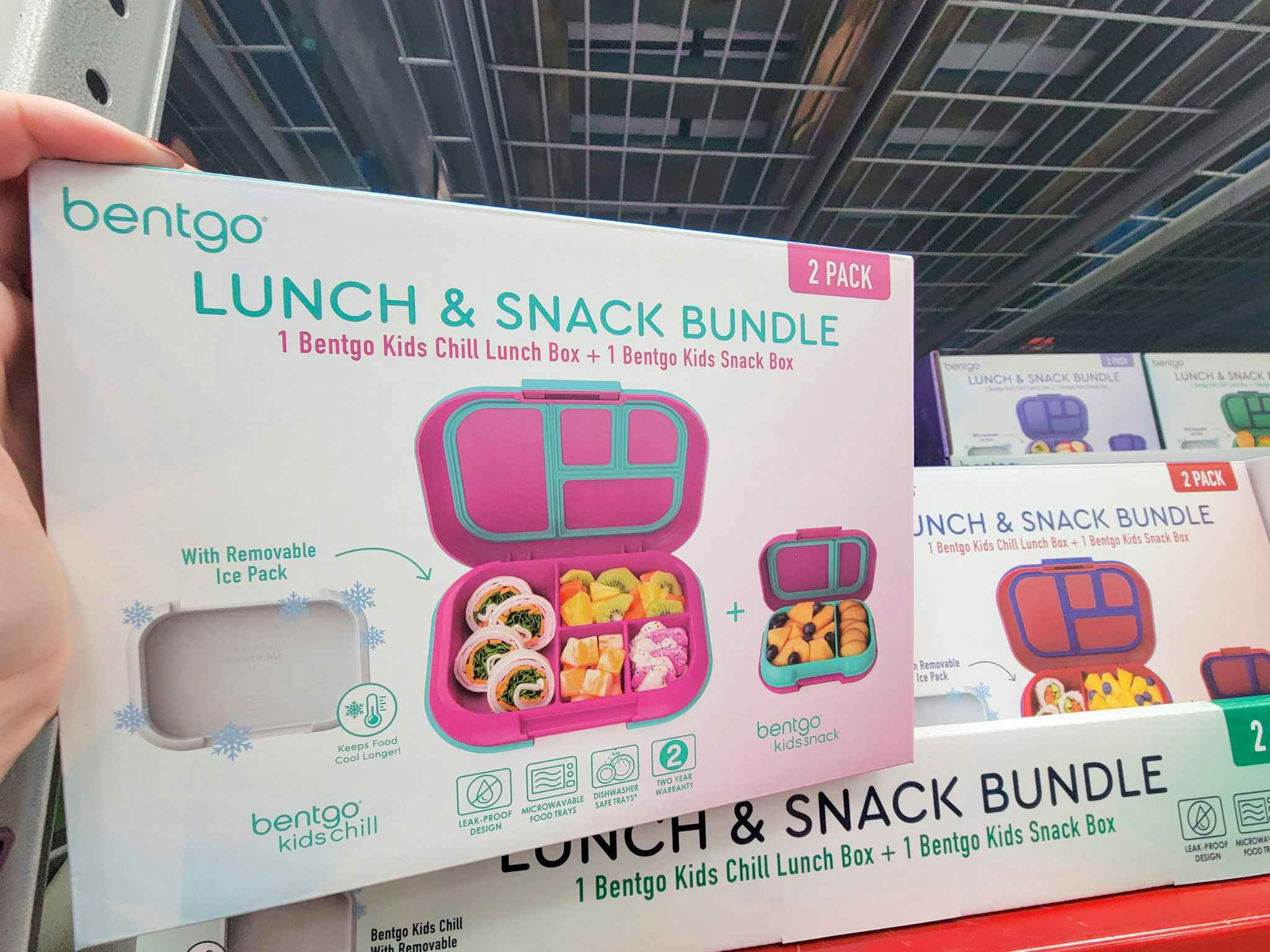 bentgo set with lunch and snack containers
