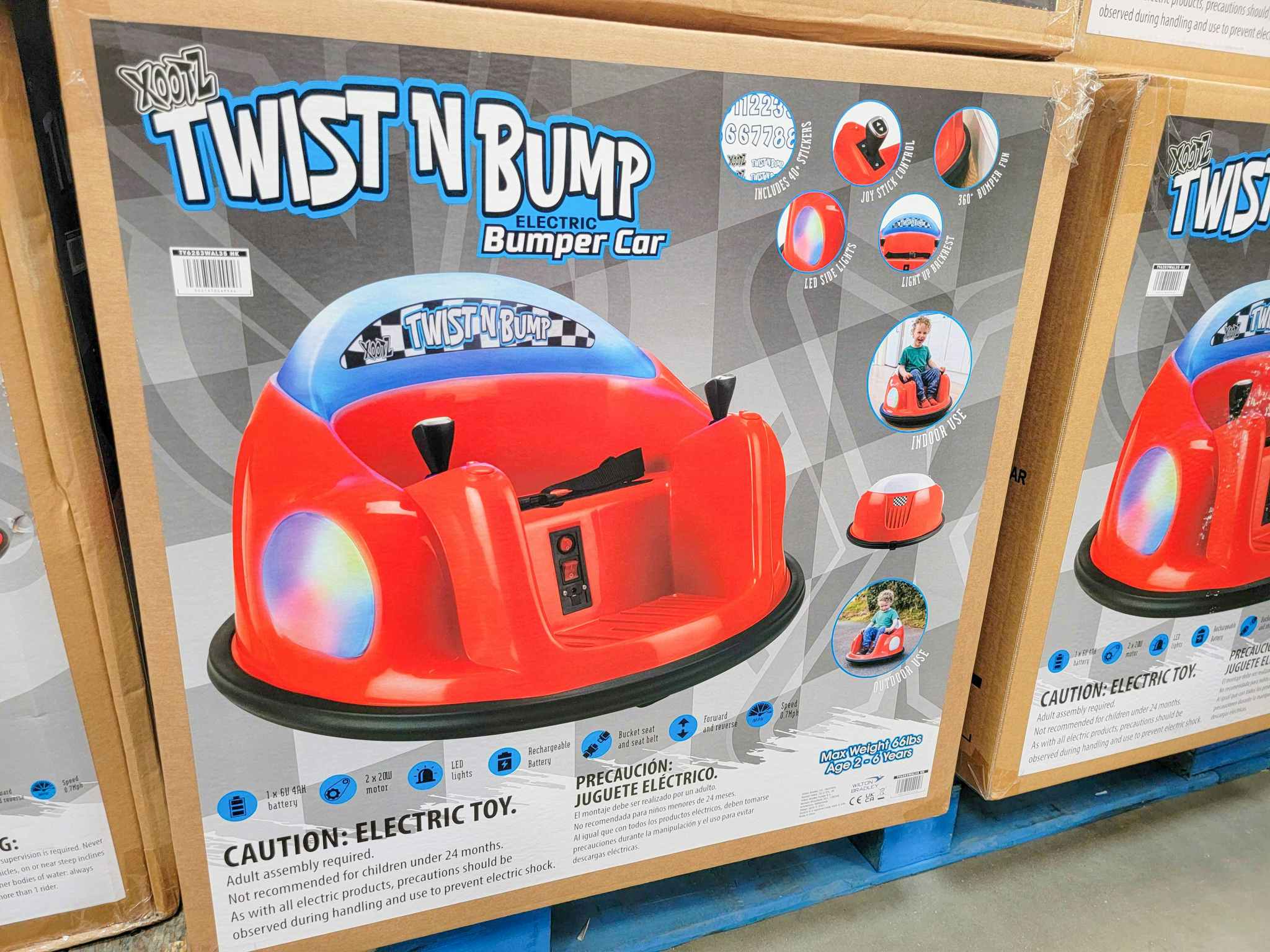 a kids bumper car