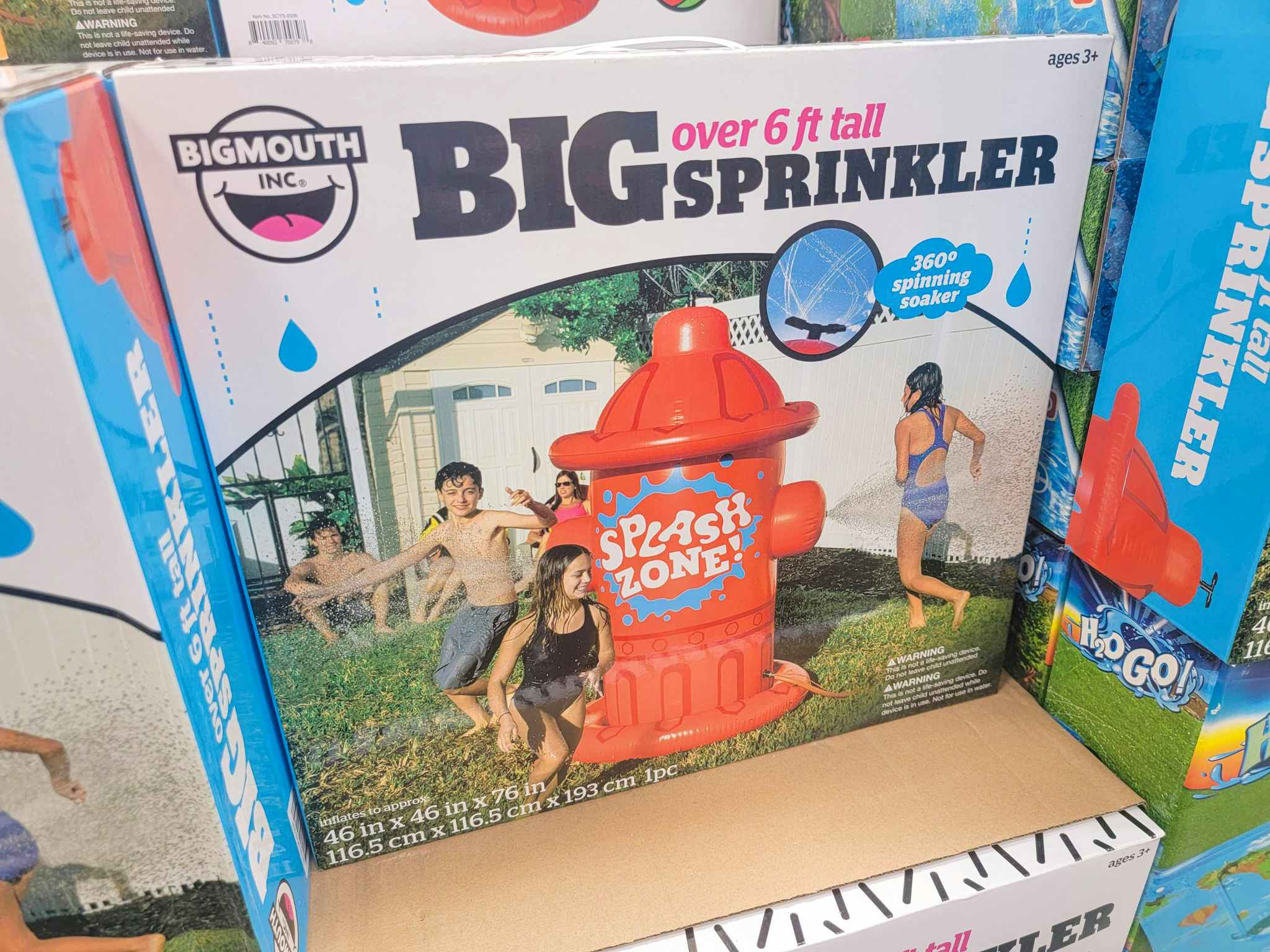 inflatable fire hydrant sprinkler