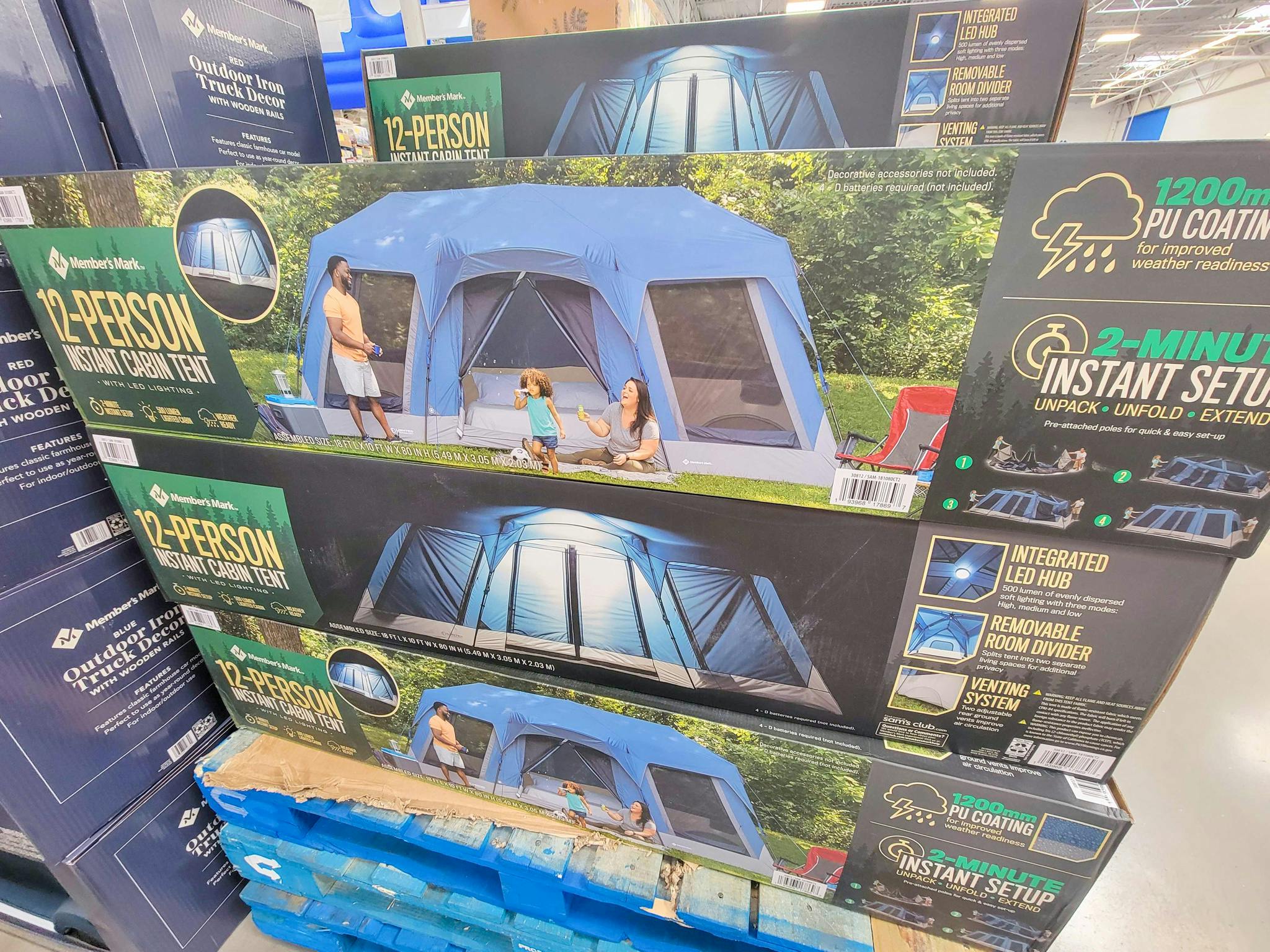12-Person Instant Cabin Tent, Only $199 
