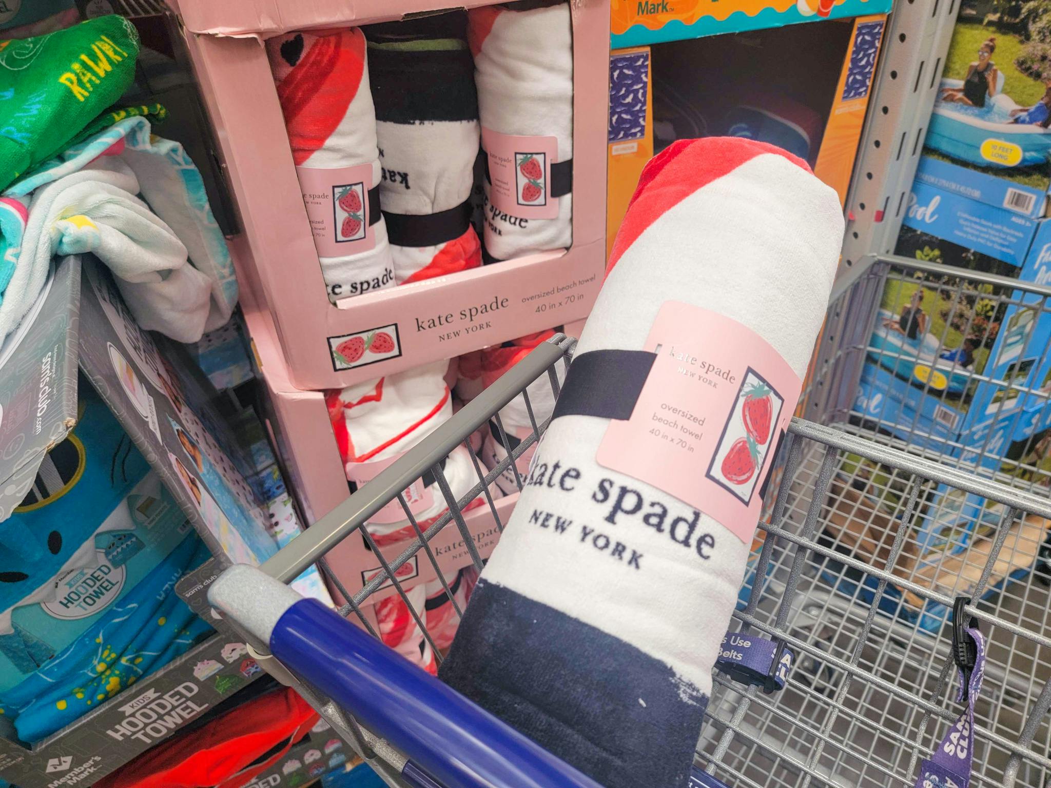 Kate Spade Oversized Beach Towel, 14.98 at Sam's Club The Krazy Coupon Lady