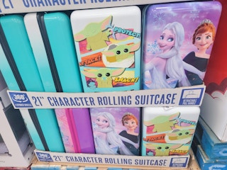 character rolling luggage
