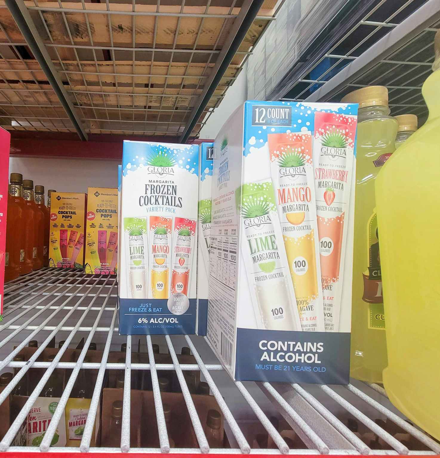 boxes of margarita popsicles