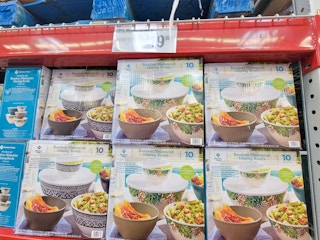 melamine mixing bowls with various patterns