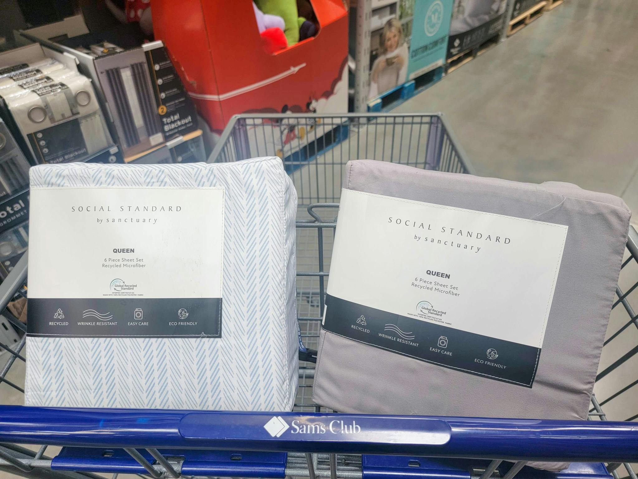 Social Standard Queen Sheet Set, Only 19.91 at Sam's Club The Krazy