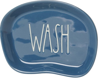 Rae Dunn Wash Soap Dish - Navy