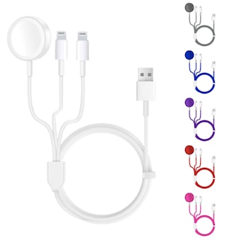 until gone 3-in-1 Charger for Apple® Watch, iPhone, and iPad stock image 2022