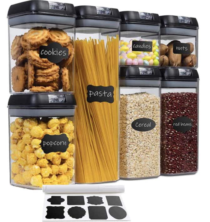 7-Piece Airtight Seal Food Storage Container Set