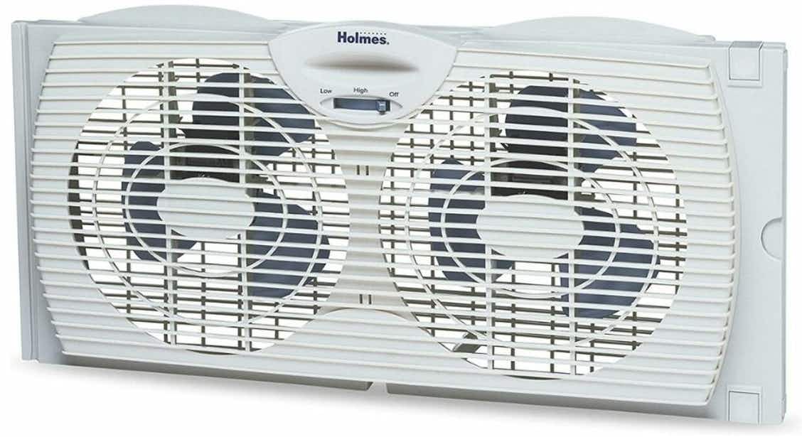 Holmes Twin Window Fan With Reversible Air Flow Control