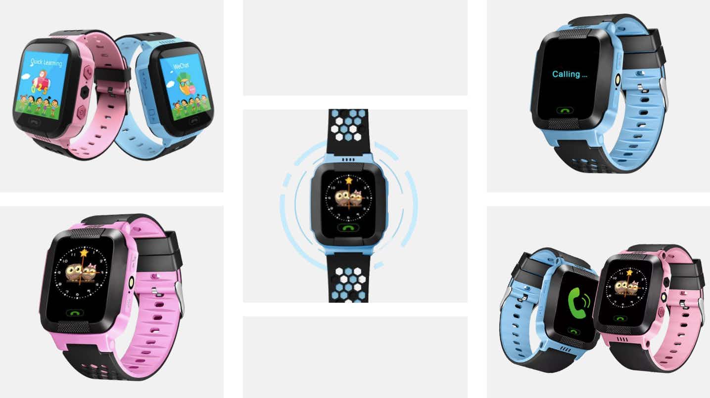 Kids' Waterproof GPS Phone Smartwatch